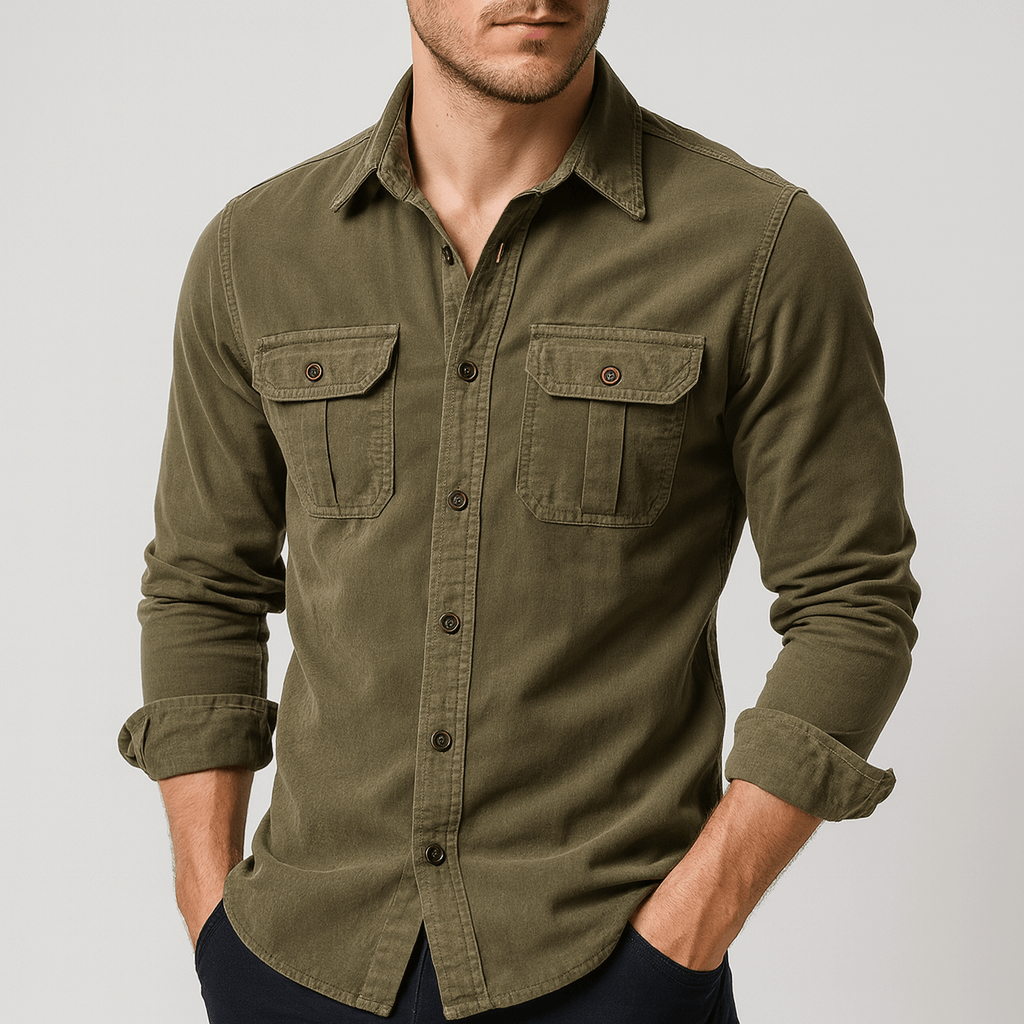 Bluzeo | Lightweight loose fit casual shirt