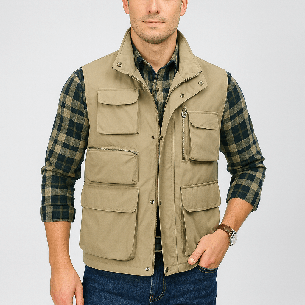 Bluzeo | Multi-pocket utility vest