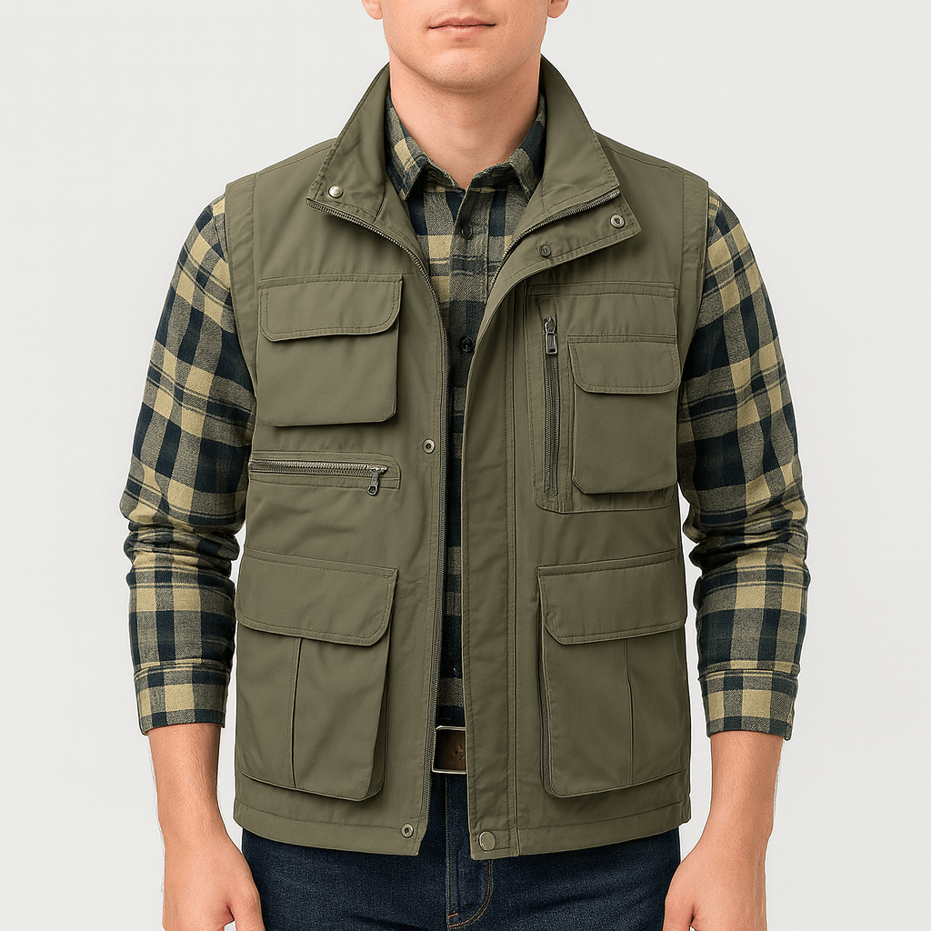 Bluzeo | Multi-pocket utility vest