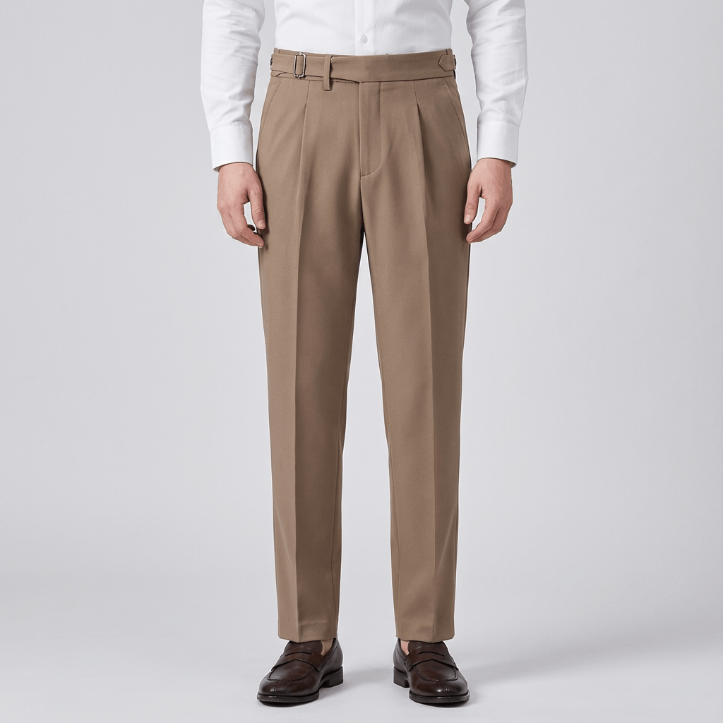 Bluzeo  | Pleated high-waist trousers