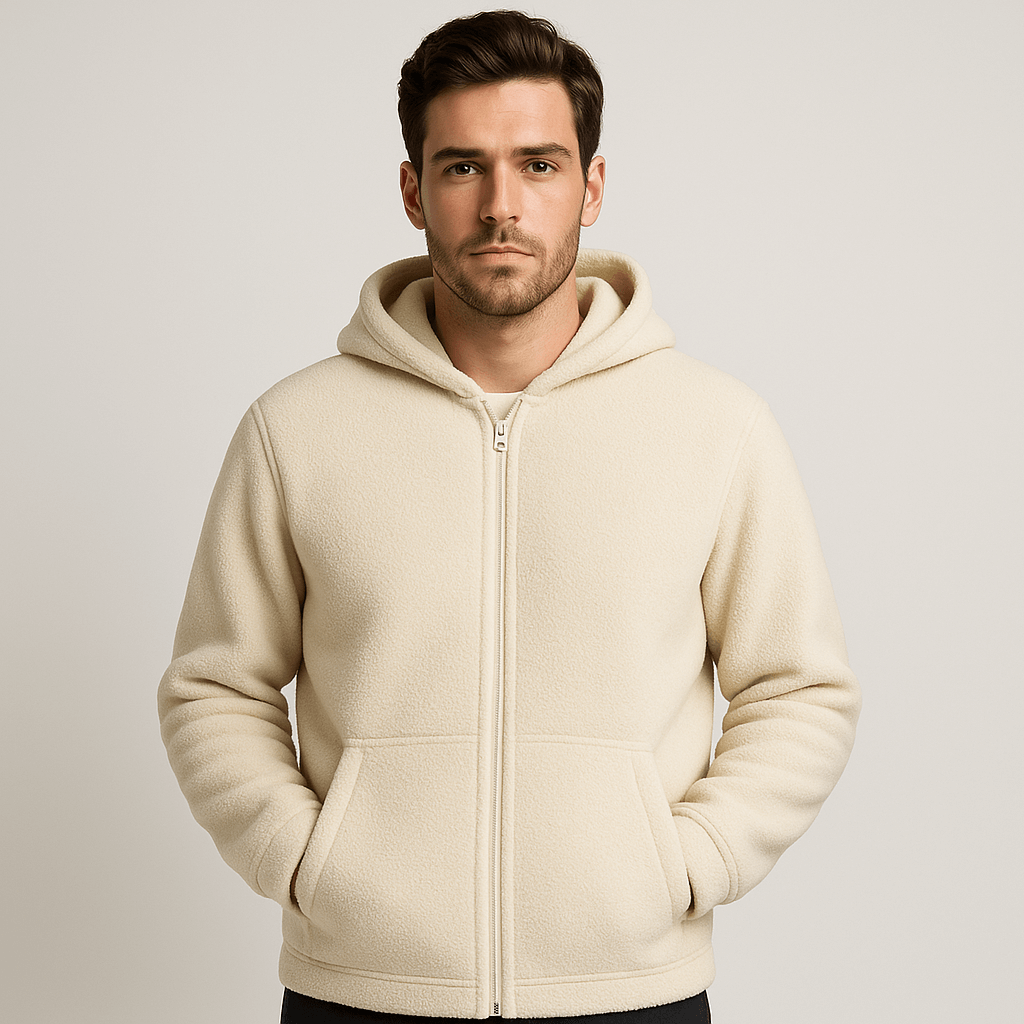 Bluzeo | Soft hooded jacket