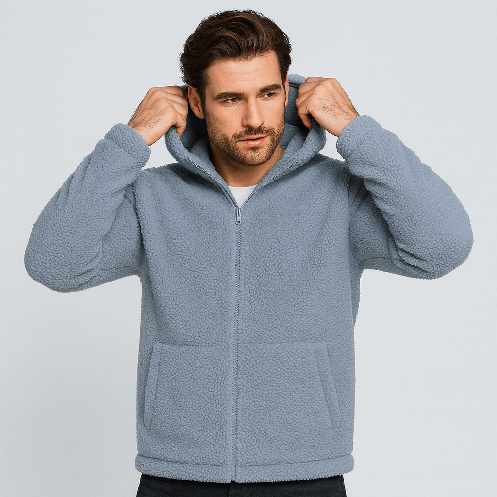 Bluzeo | Soft hooded jacket