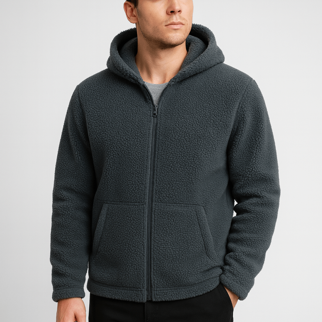 Bluzeo | Soft hooded jacket