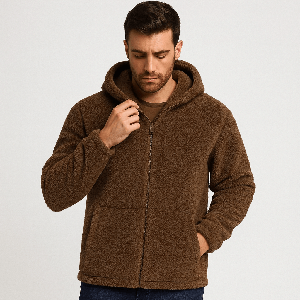 Bluzeo | Soft hooded jacket