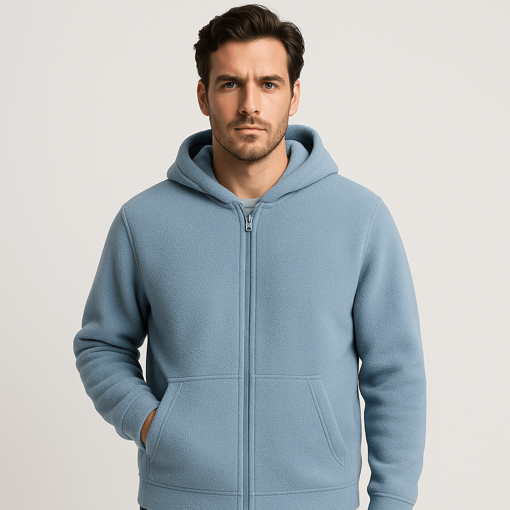 Bluzeo | Soft hooded jacket