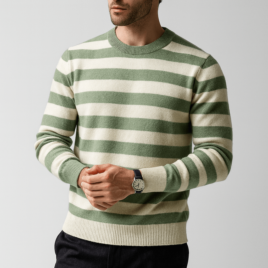 Bluzeo | Striped soft sweater