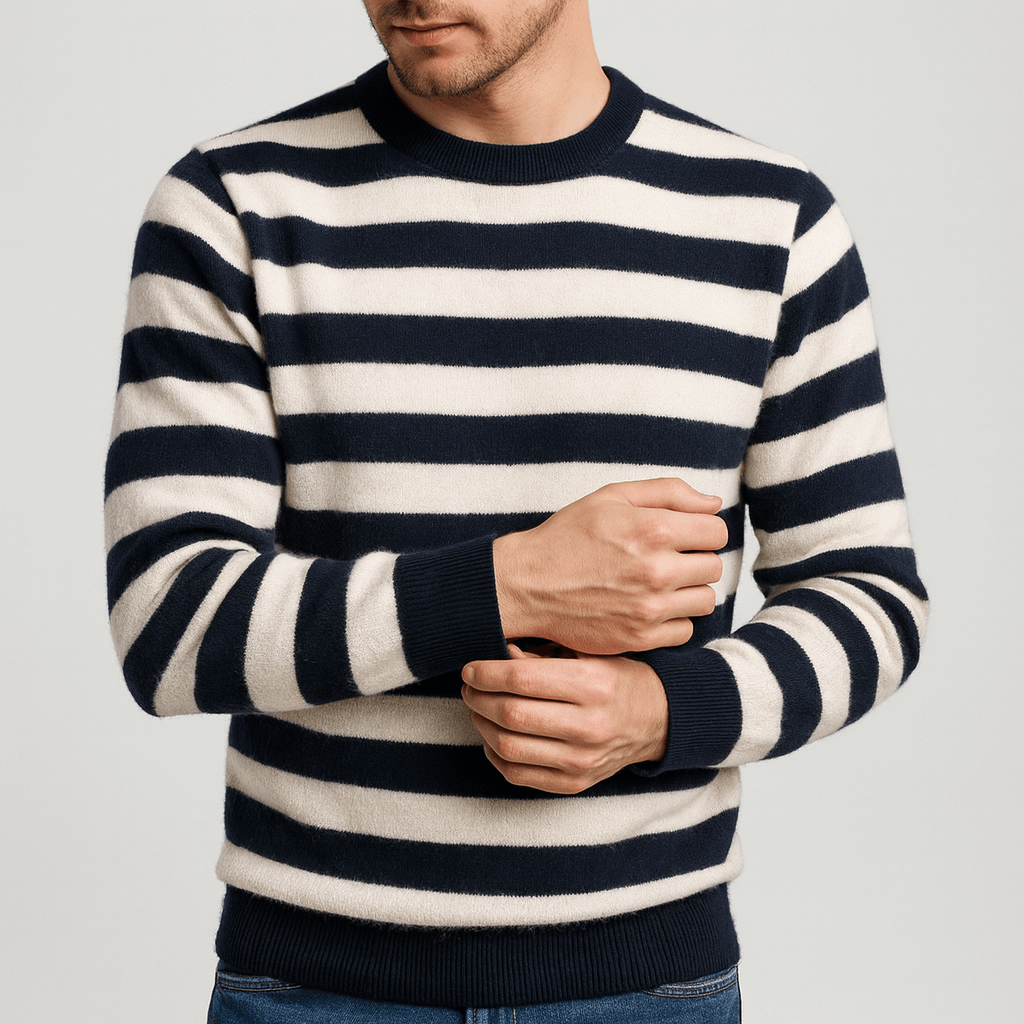 Bluzeo | Striped soft sweater