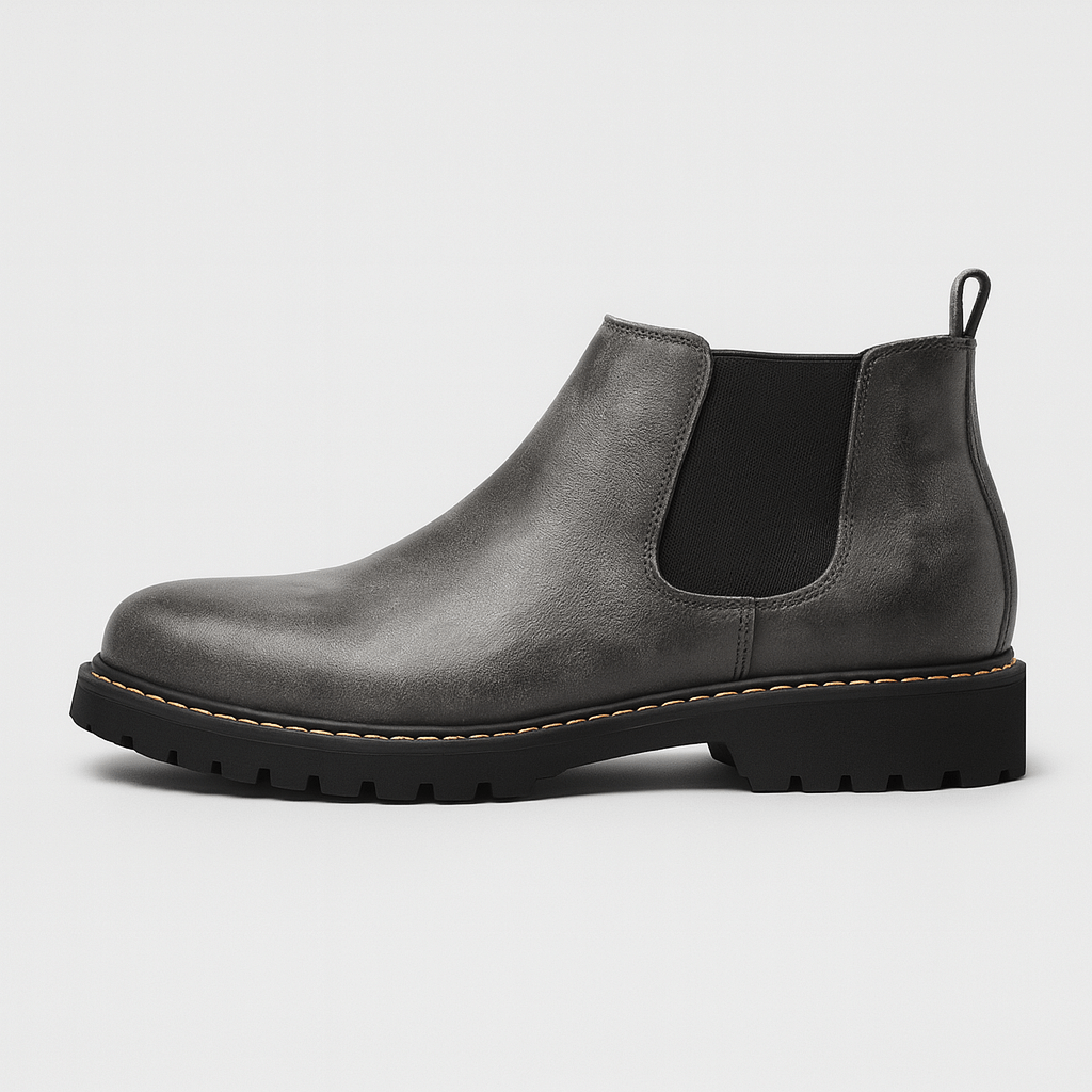 Bluzeo | Suede Chelsea boots with Non-slip Outsole