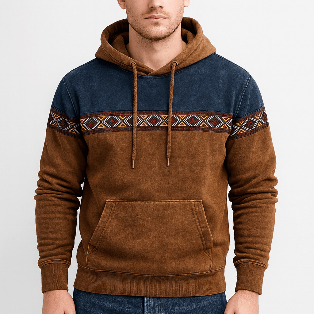 Bluzeo | Vintage-inspired soft fabric hoodie