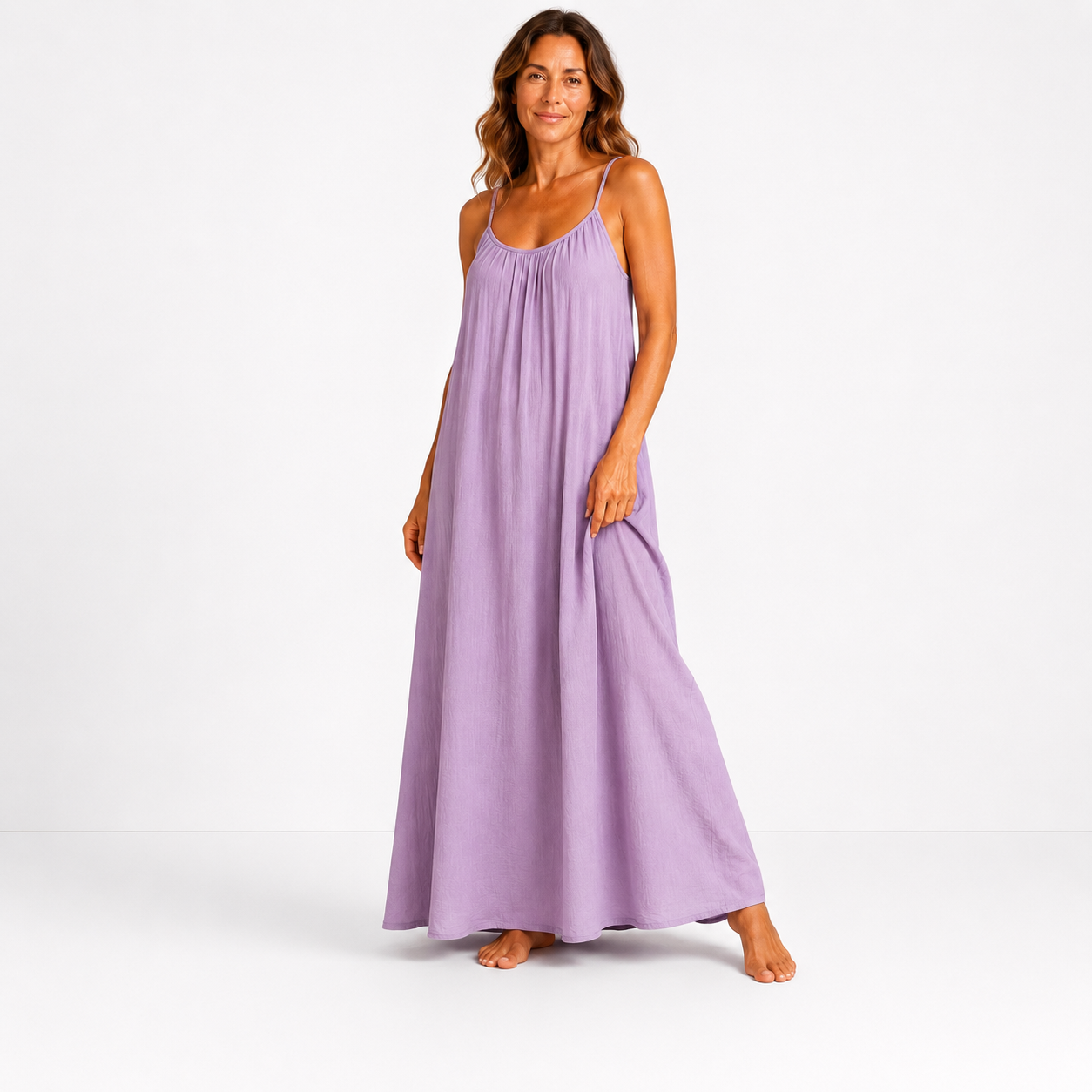 Women's Adjustable Open Back Long Maxi Dress