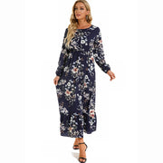 Women's Bohemian Long Sleeve Maxi Dress
