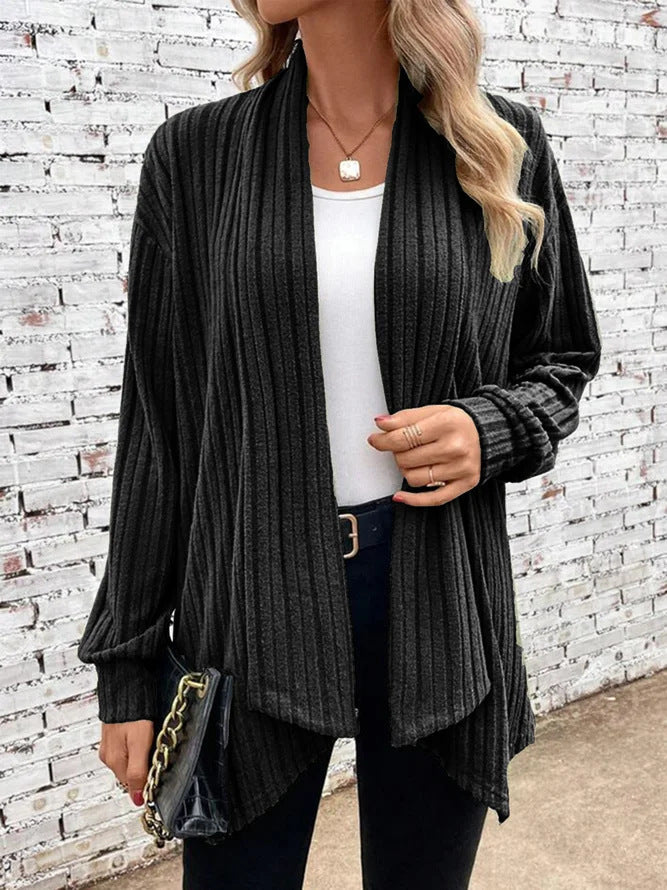 Women's Chunky Knit Cardigan Sweater with Relaxed Fit for Cozy Comfort
