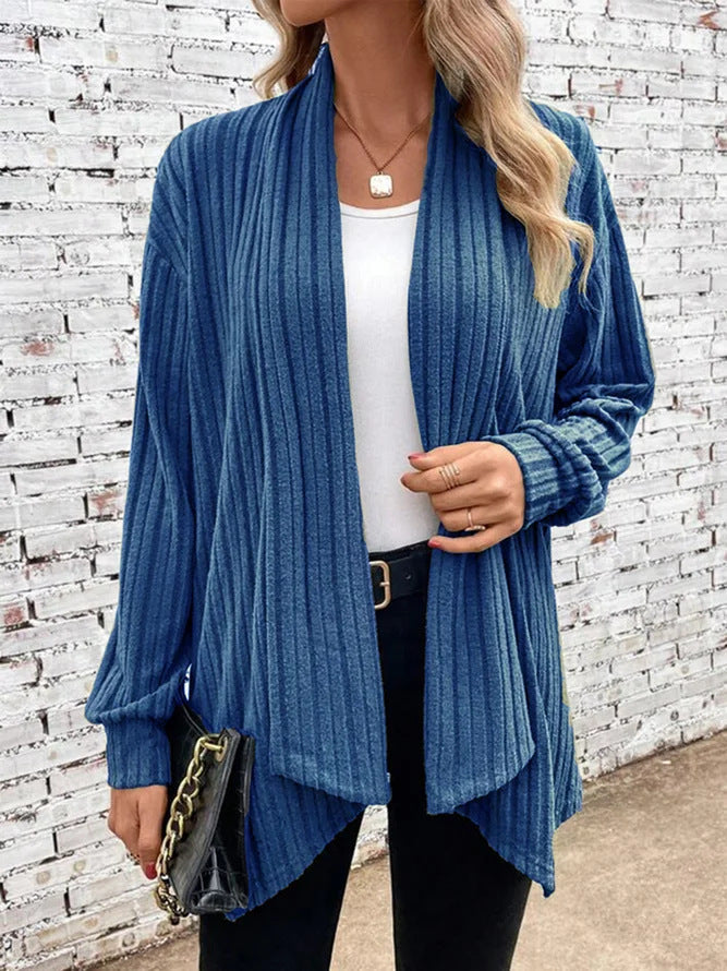 Women's Chunky Knit Cardigan Sweater with Relaxed Fit for Cozy Comfort