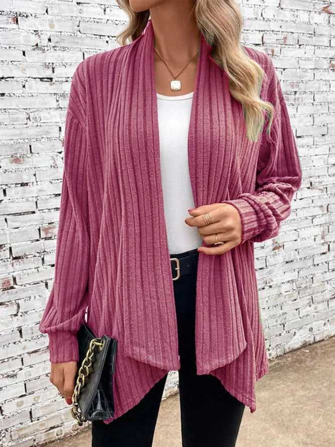 Women's Chunky Knit Cardigan Sweater with Relaxed Fit for Cozy Comfort