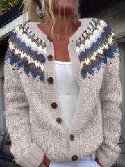 Women's Classic Button Cardigan in Lightweight Knit for Everyday Elegance