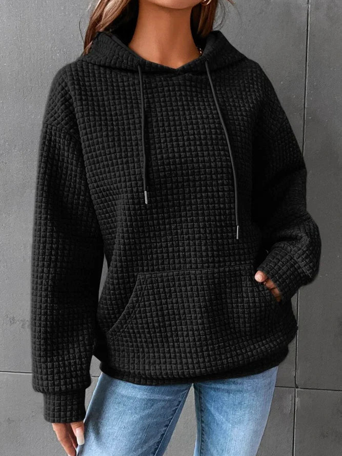 Women's Cotton Relaxed Fit Hoodie Sweater