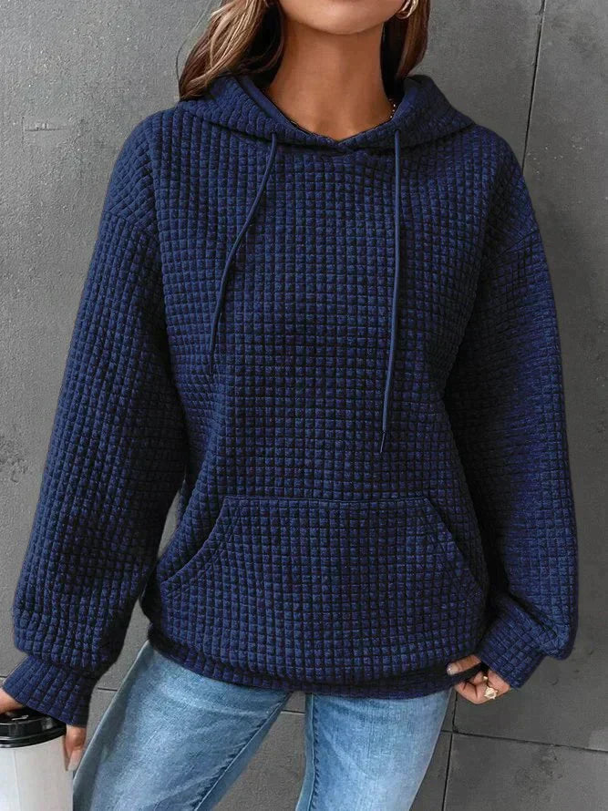 Women's Cotton Relaxed Fit Hoodie Sweater