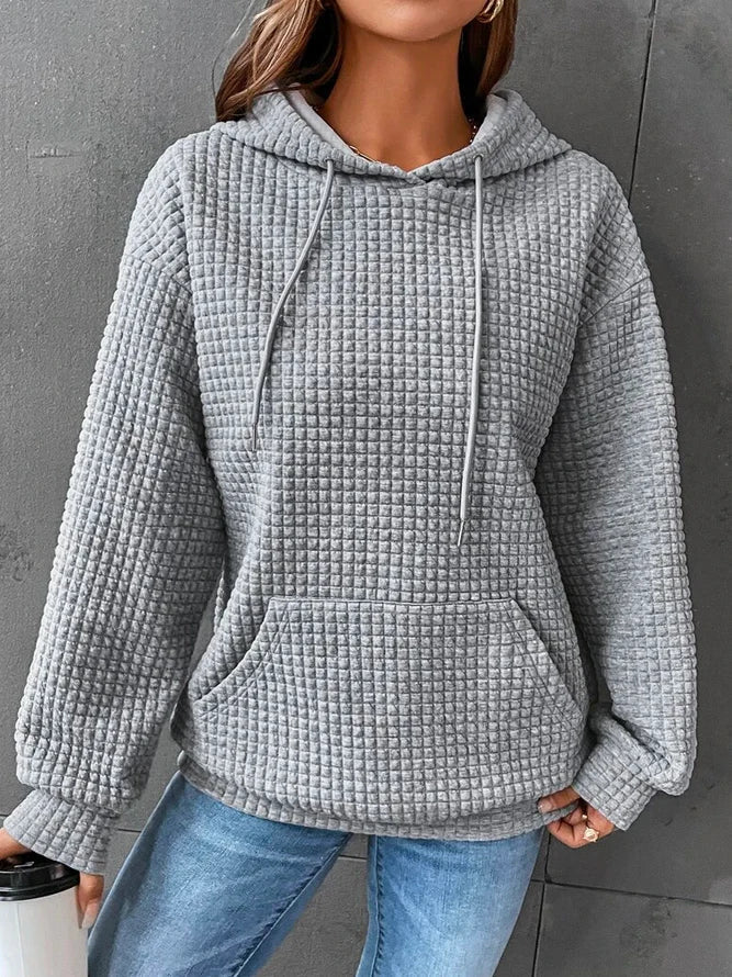 Women's Cotton Relaxed Fit Hoodie Sweater