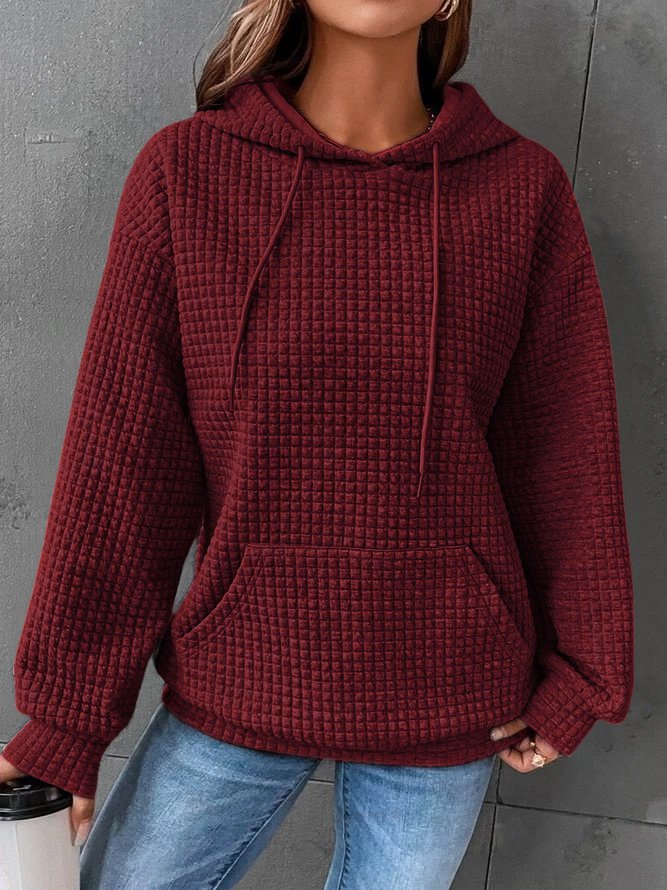Women's Cotton Relaxed Fit Hoodie Sweater