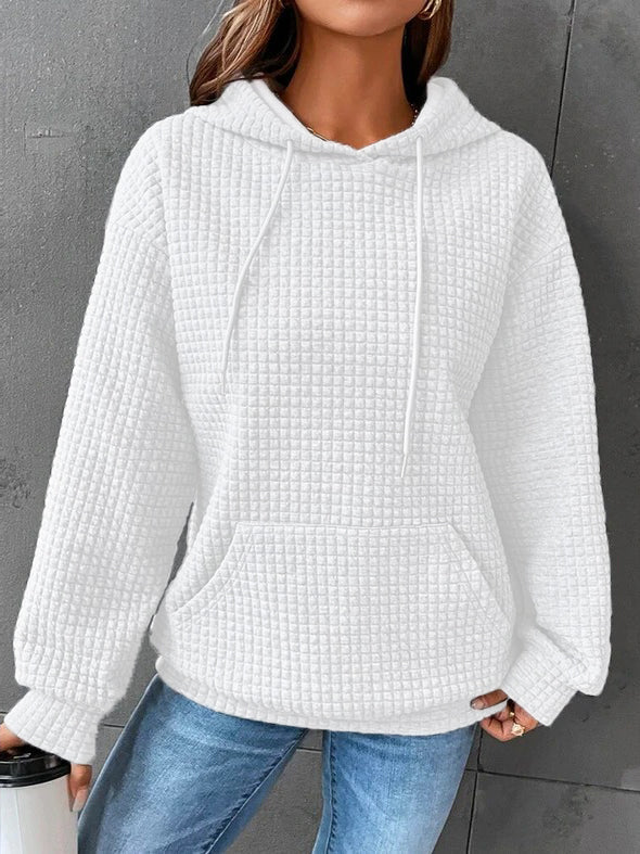 Women's Cotton Relaxed Fit Hoodie Sweater