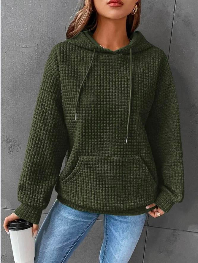Women's Cotton Relaxed Fit Hoodie Sweater