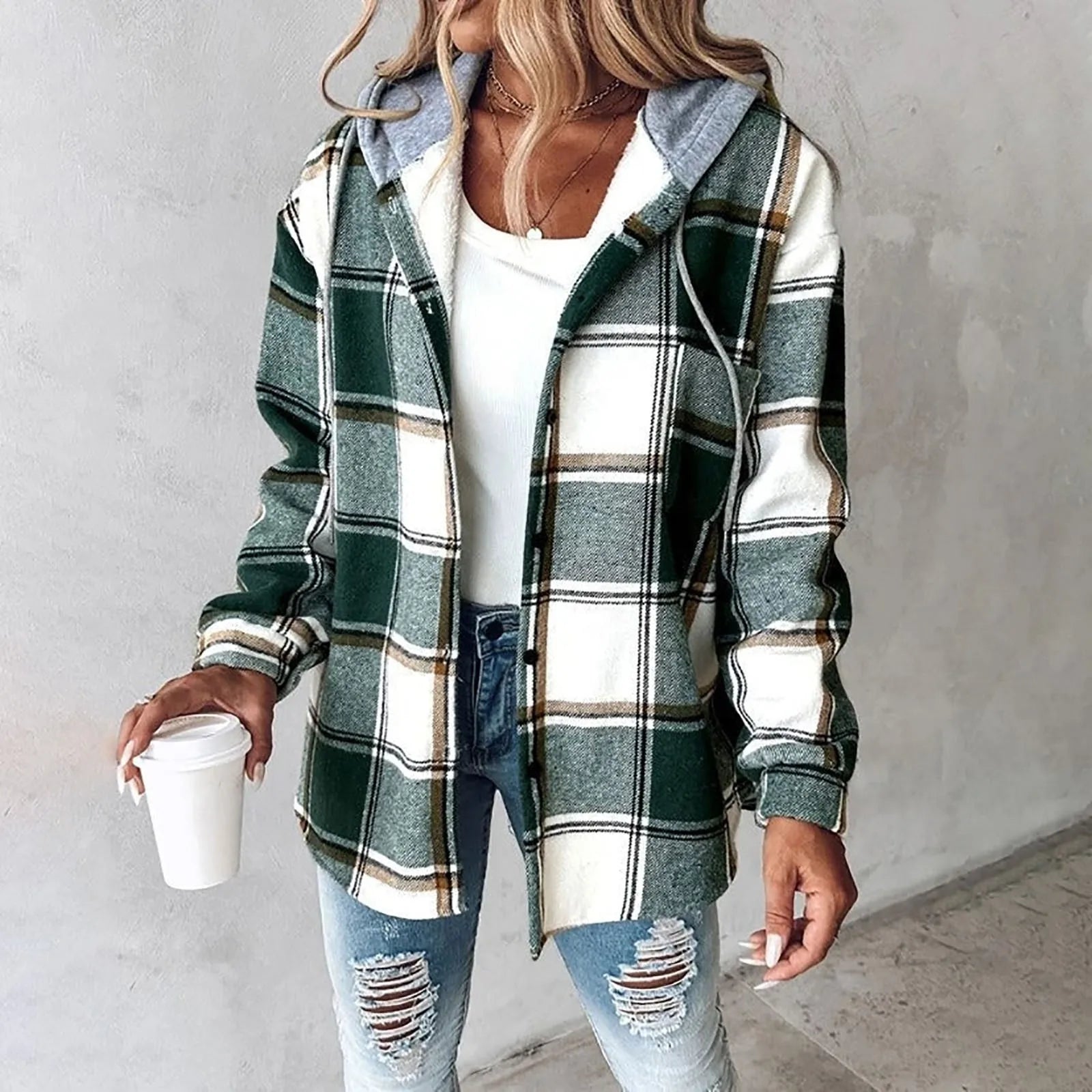 Women's Cozy Autumn Jacket with Tailored Fit