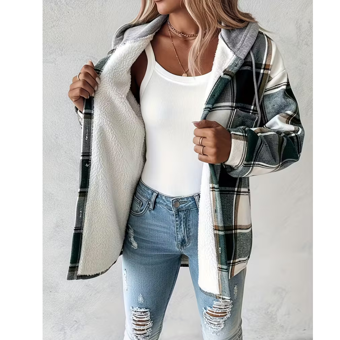 Women's Cozy Autumn Jacket with Tailored Fit