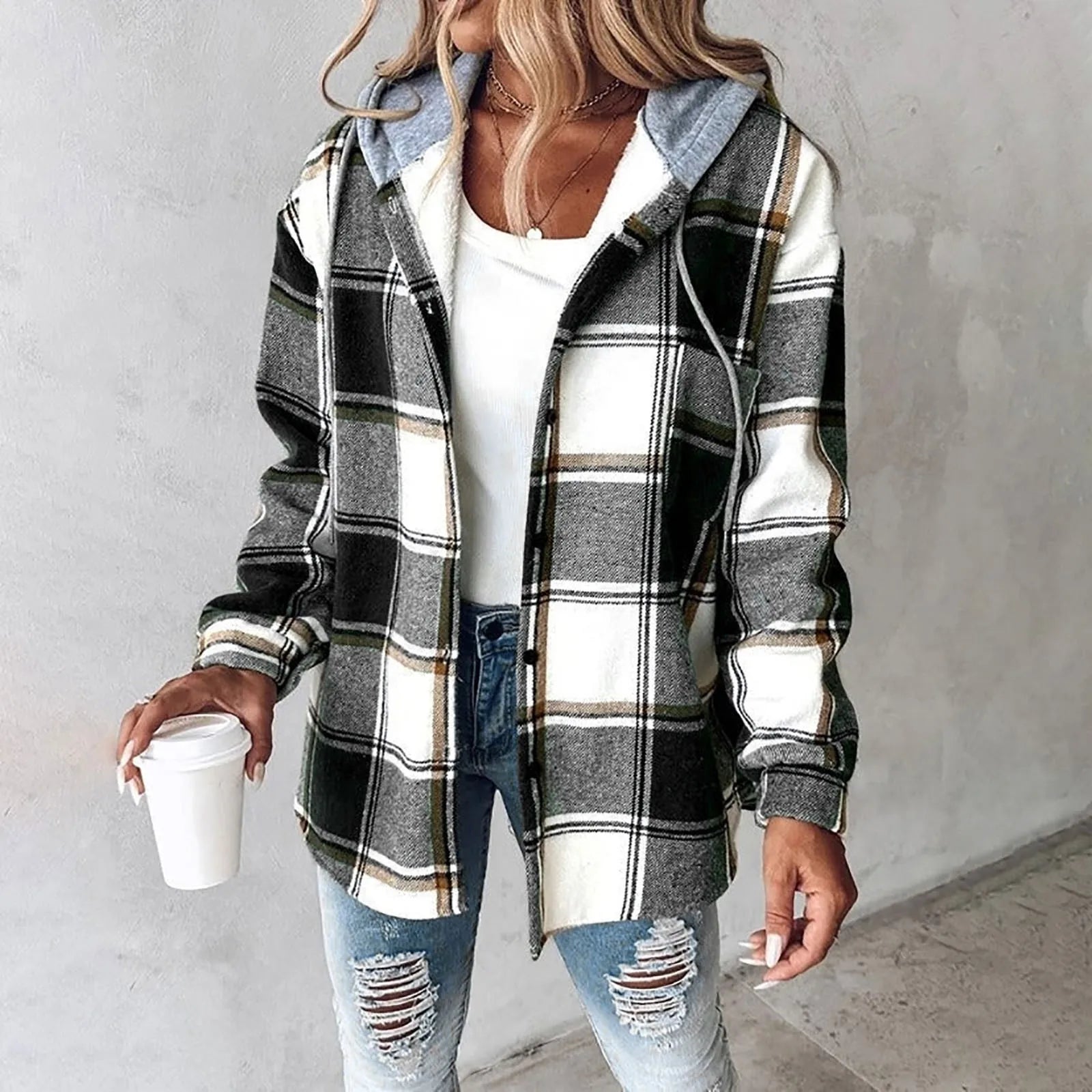 Women's Cozy Autumn Jacket with Tailored Fit
