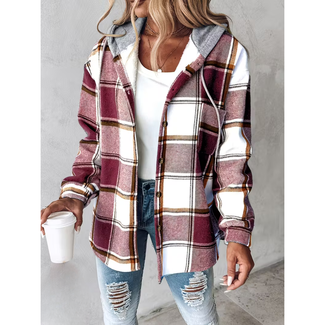 Women's Cozy Autumn Jacket with Tailored Fit