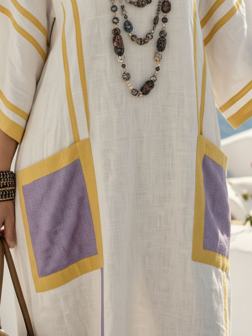 Women's Flattering Maxi Dress with Practical Pockets