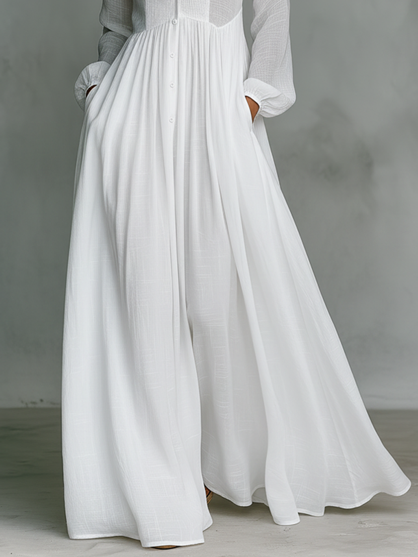 Women's Flowing Maxi Dress with Elegant Silhouette