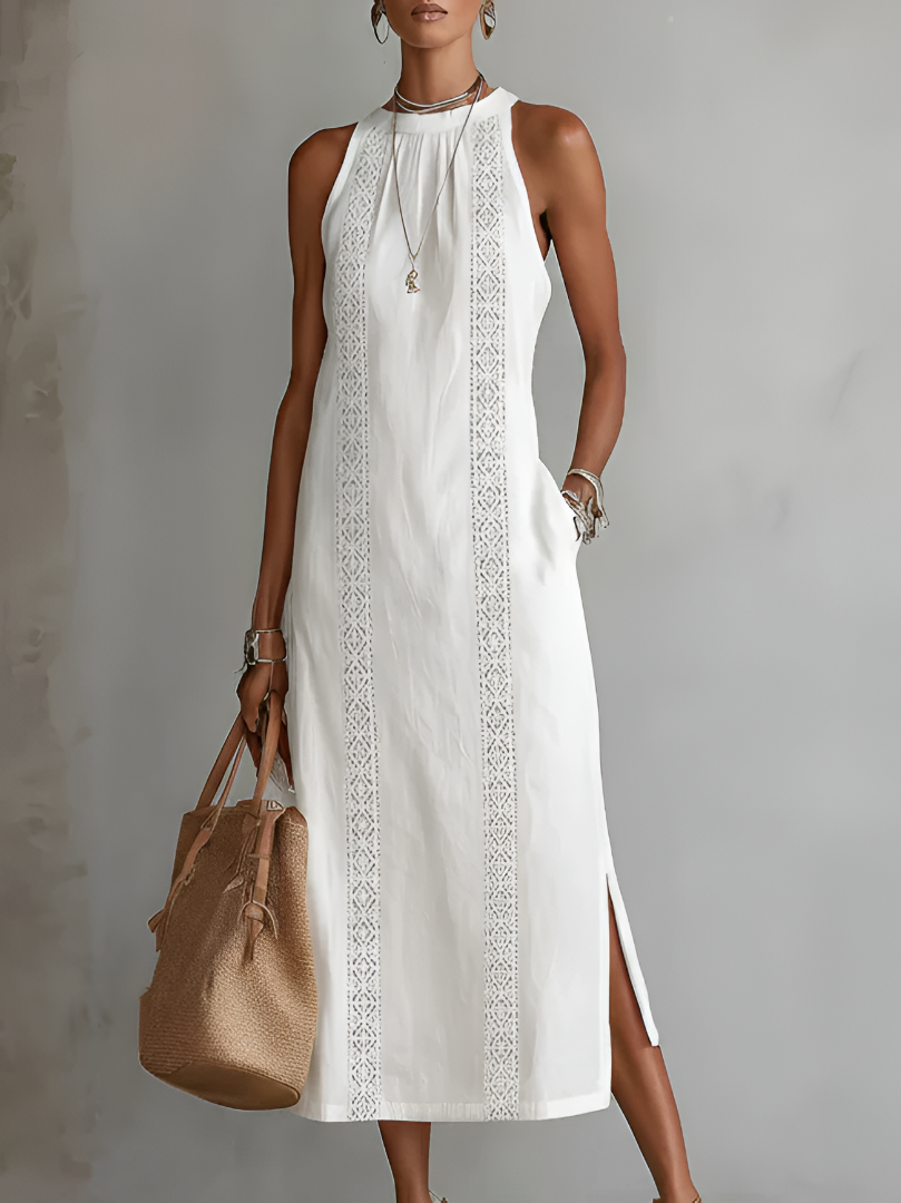 Women's Flowing Sleeveless Maxi Dress