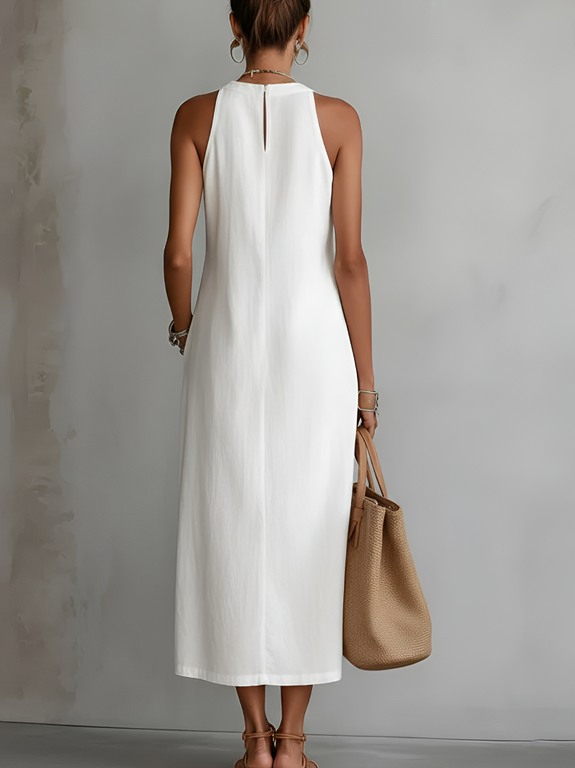 Women's Flowing Sleeveless Maxi Dress
