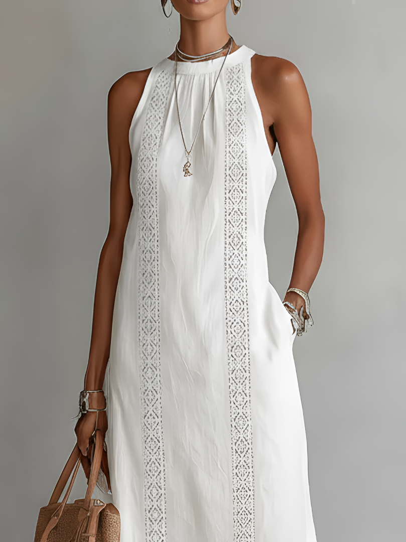 Women's Flowing Sleeveless Maxi Dress