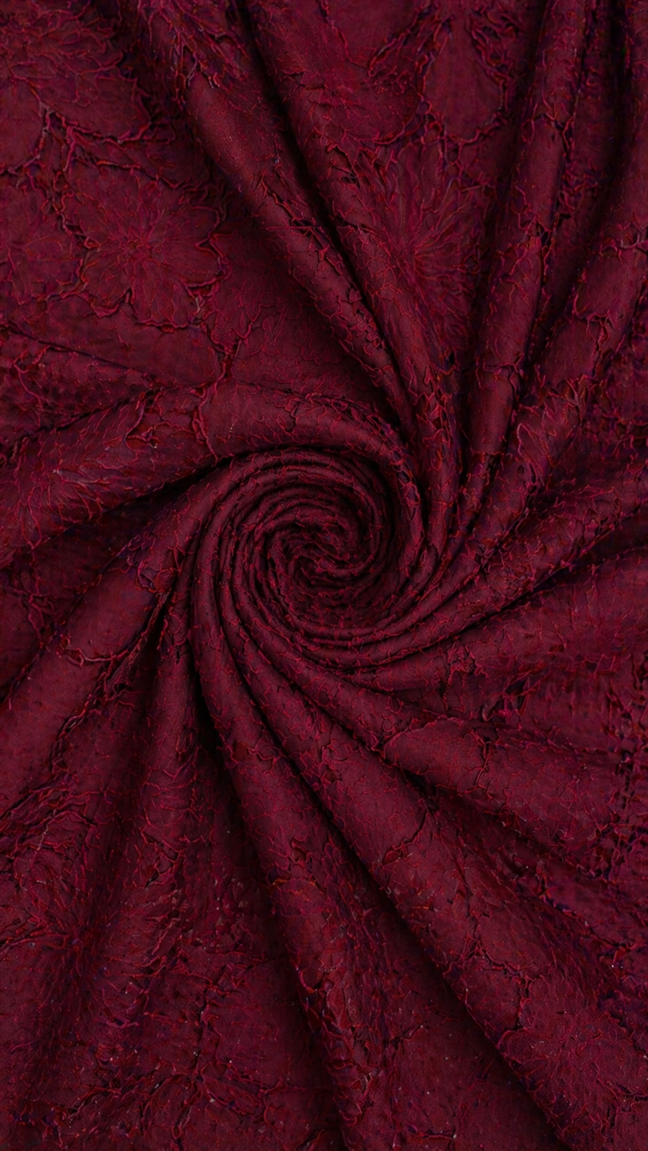 Women's Jacquard Maxi Dress in Burgundy