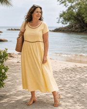 Women's Lightweight Casual Dress with Short Sleeves