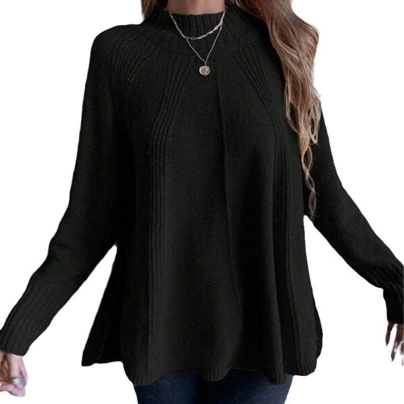 Women's Oversized Knit Sweater with Comfortable Fit