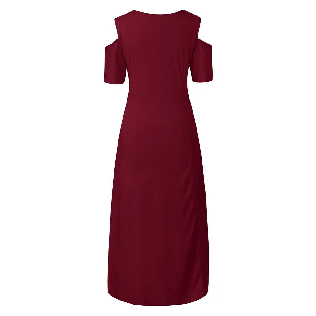 Women's Printed Sleeveless Midi Dress with Fitted Cut