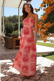 Women's Sheer Midi Dress with Tie Details