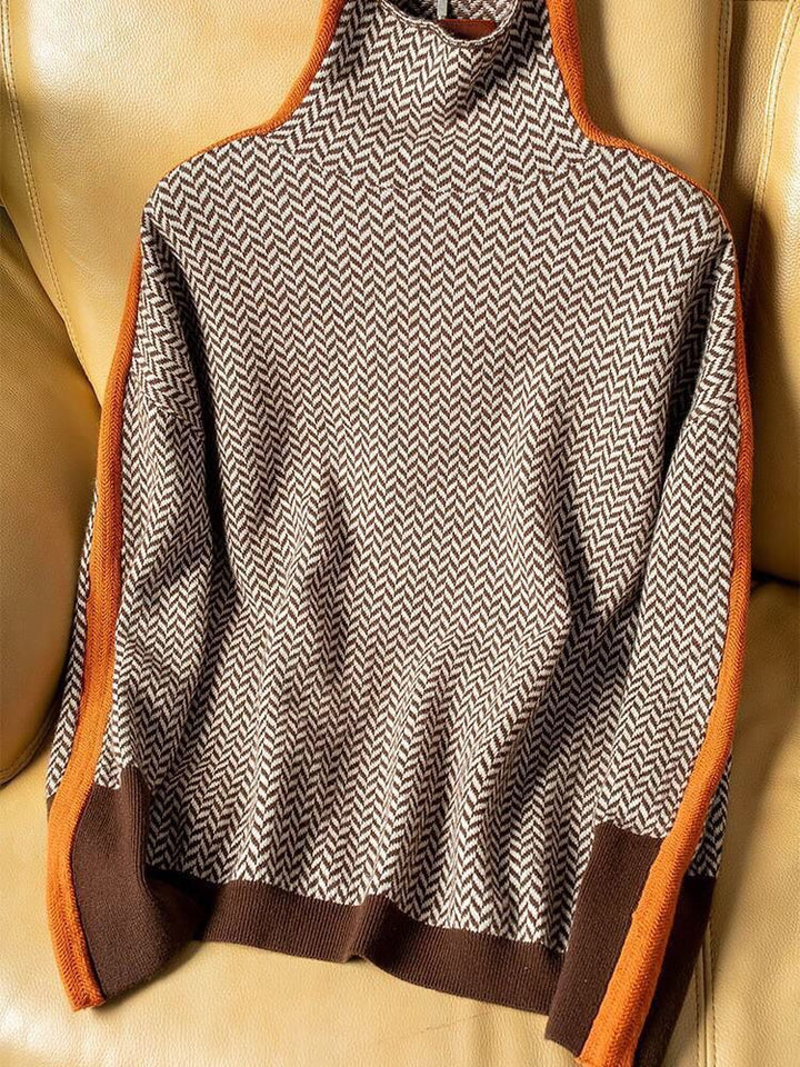 Women's Soft Turtleneck Long Sleeve Sweater