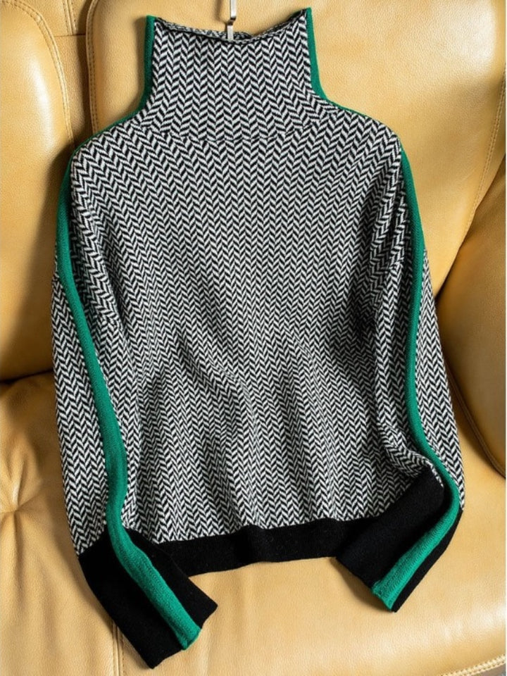 Women's Soft Turtleneck Long Sleeve Sweater