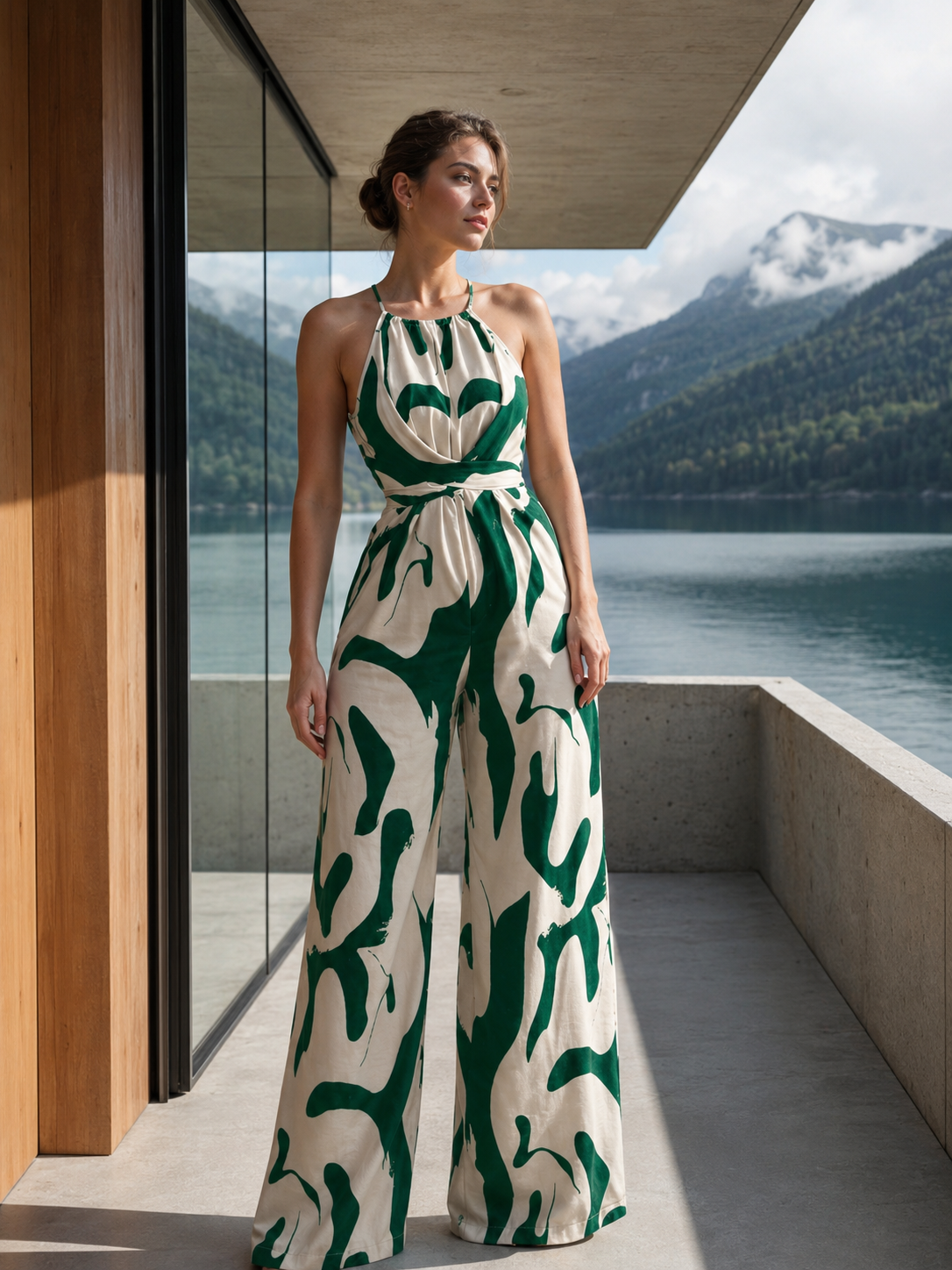 Women's Tie Detail Midi Dress