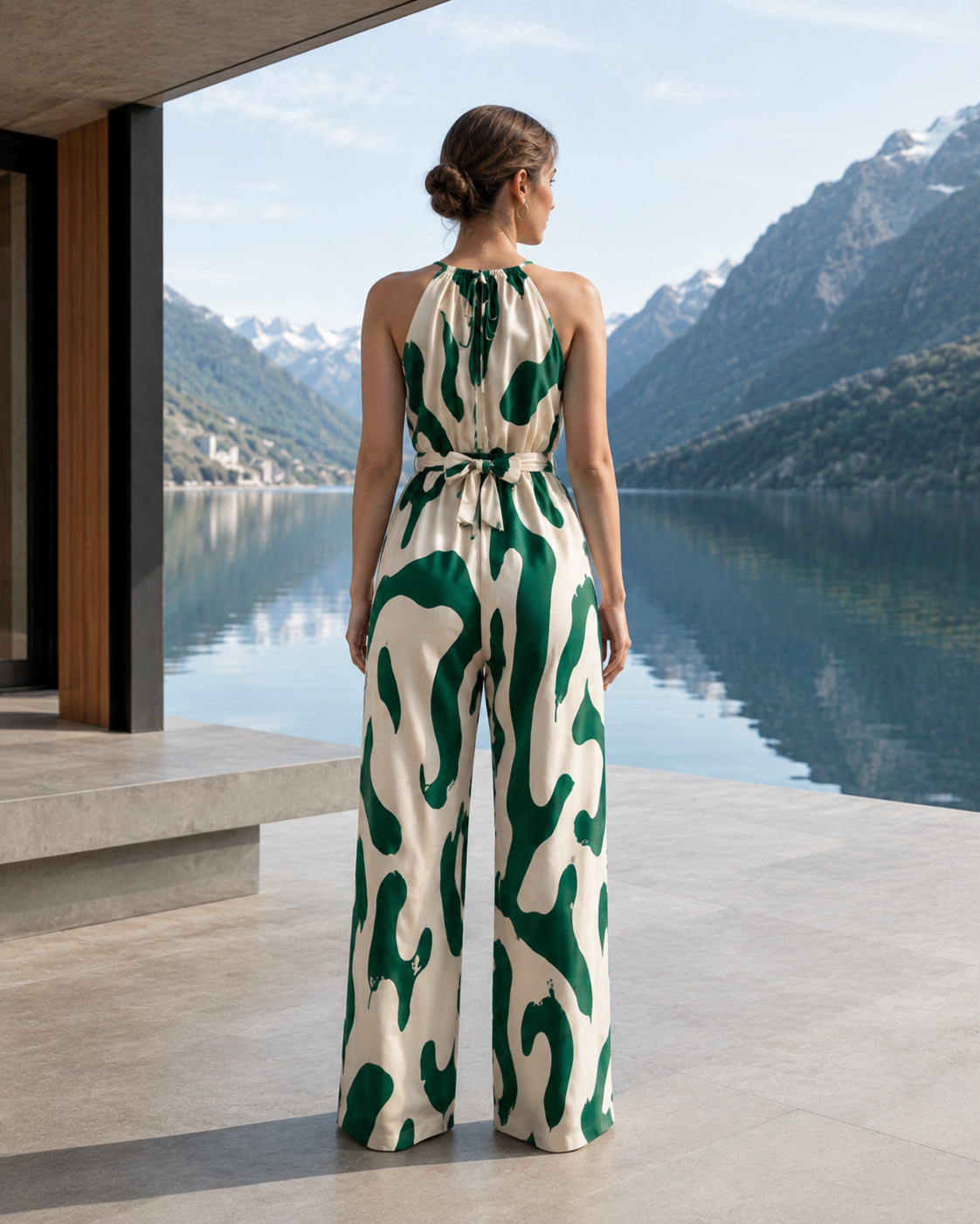 Women's Tie Detail Midi Dress