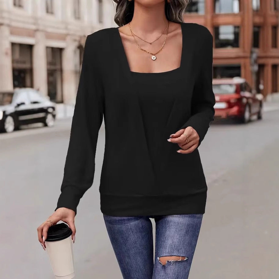 Women's V-Neck Long Sleeve Sweater