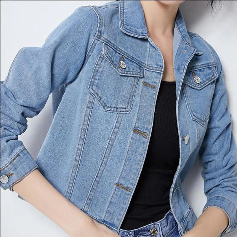 Women's Weatherproof Oversized Button Front Denim Jacket
