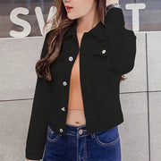 Women's Weatherproof Oversized Button Front Denim Jacket