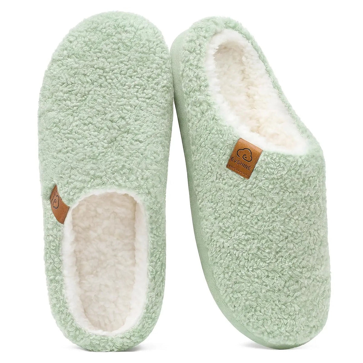 Women's Fuzzy Memory Foam House Slippers