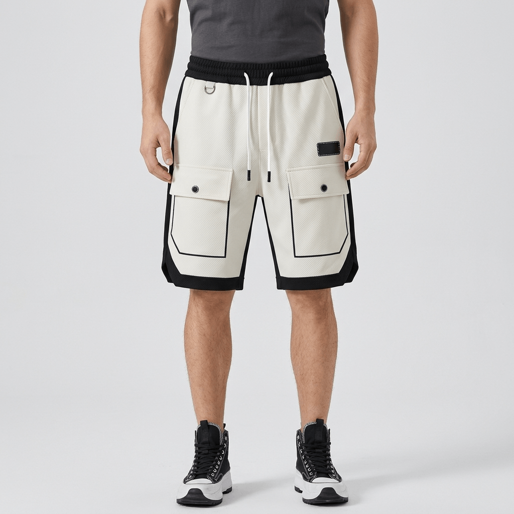 Bluzeo | Two-color loose summer shorts