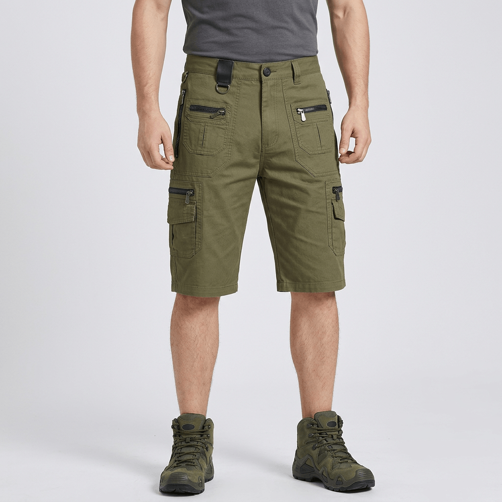 Bluzeo | Structured fit tactical cargo shorts
