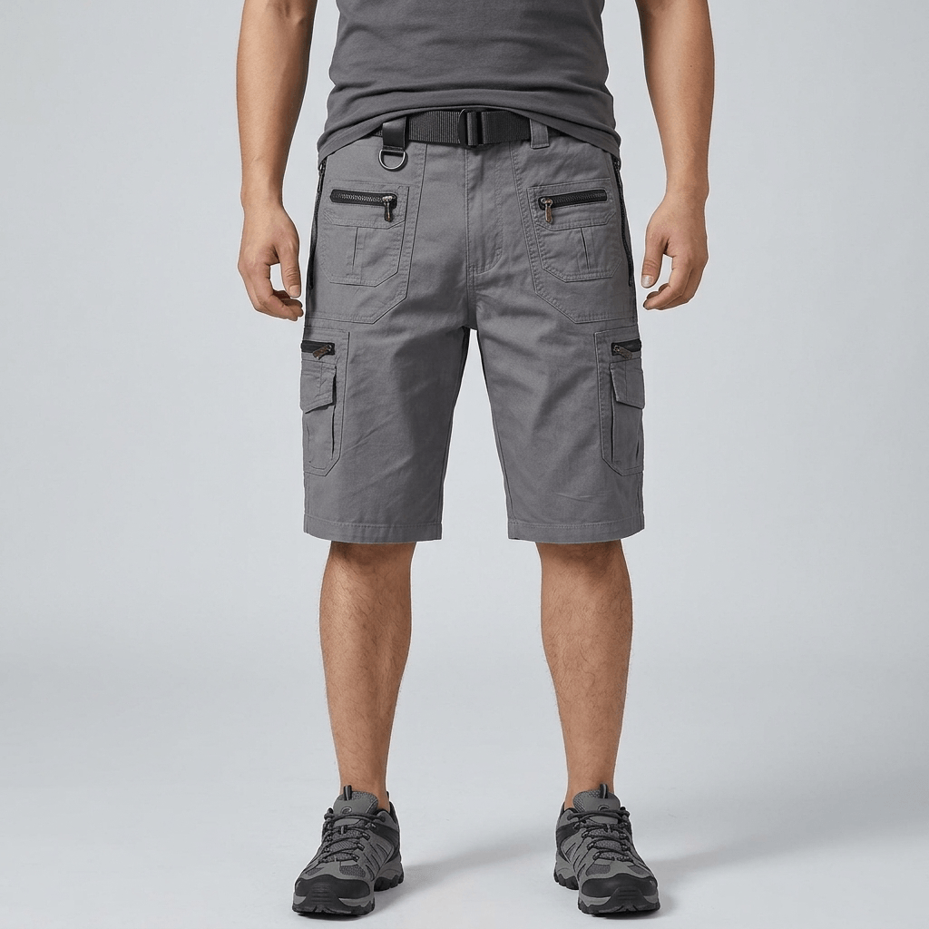 Bluzeo | Structured fit tactical cargo shorts